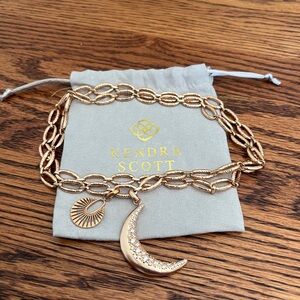 Kendra Scott Rose Gold Celestial Necklace